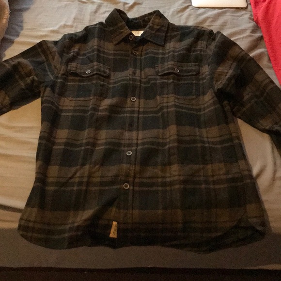 brown black flannel